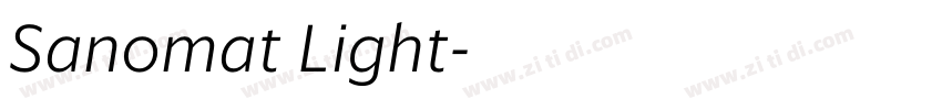 Sanomat Light字体转换 Sanomat Light字体转换